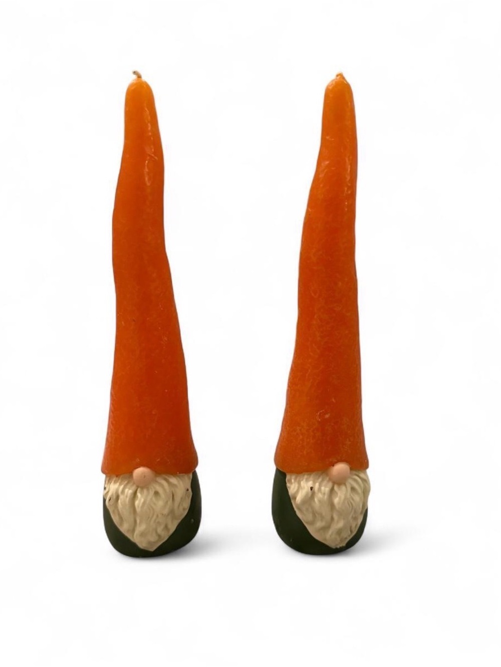 Gnome Candles, Set of 2 | 10 Inches | Fall Decor